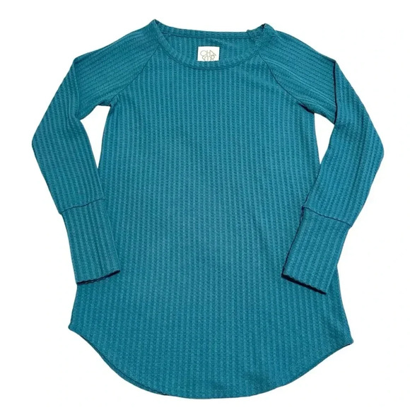 Chaser Womens Long Sleeve Waffle Thermal Tunic
Sweater Top Small - Picture 3 of 16